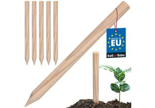 Kotarbau® Set Di 5 Pali In Legno Per Fagioli Da 40 Cm Pali In Legno Pali In Leg…