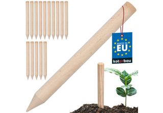 Kotarbau® Set Di 15 Pali Per Fagioli In Legno Da 30 Cm Pali In Legno Pali In Le…