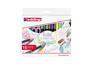Edding 4-PPASTEL 15 Edding Filzstifte Farbsortiert