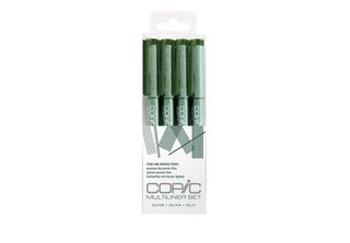Copic Multiliner Oliva 4 Pezzi Assortiti.