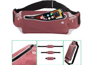 Borsa Sportiva Da Corsa Per Smartphone Rosa/Rosso