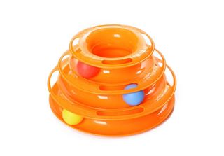 Mersjo Giocattolo Per Gatti - Torre Con Palline