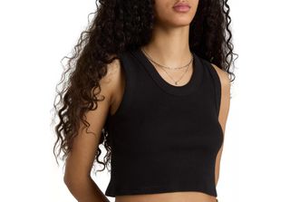 T-Shirt Del Marchio Vans Del Modello Drew Rib Tank Nero