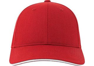Atlantis Liss | Liberty Sandwich-S Cap - Colore: Rosso/Bianco - Taglia: Unica