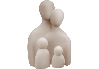 Gilde 3Tlg. Set, Figur, Familie, "Famille"", Keramik, Grau, , L. 12 Cm, B. 17 C…