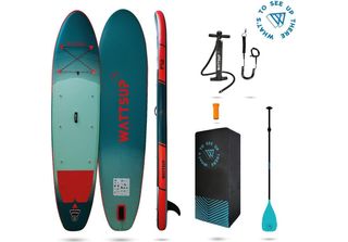 Wattsup F12 Sup Board Stand Up Paddle Surf-Board Paddle Isup 366X84Cm