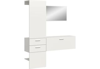 Vaga Garderobe Opstelling 3 Delen Wit.