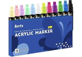 Pennarelli Acrilici Arrtx Jumbo, 12 Pezzi