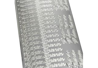 Adesivo Decorativo Names Day Argento
