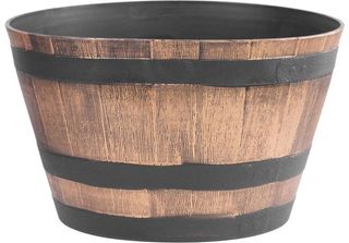 Vaso Strend Pro Woodeff 52X32 Cm, Oro, Effetto Legno, Barile
