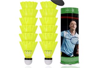12X Volani Gialli Per Badminton: Per L'allenamento E La Competizione - Volani P…