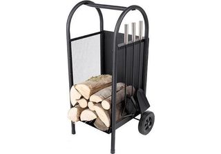Supporto Homefire LR802, Per Legna Da Camino + Attrezzi, 35X31X81 Cm