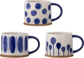 Tazza Linora, Blu, Gres
