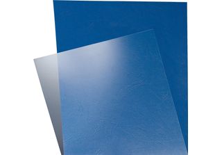 Leitz 33681 - Bindesysteme - DeckbläTter - A4 - 180 Micron - 100 StüCk - Glaskl…
