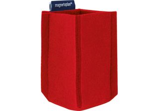 Magnetoplan 1227606 Magnetoplan Magnetotray Vassoio Portapenne, Piccolo, Rosso