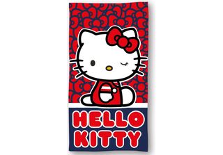 Telo Da Bagno Hello Kitty - Telo Da Spiaggia Per Bambini In 100% Microfibra