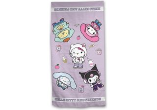 Telo Da Spiaggia Hello Kitty 170X90 Cm Morbido Telo Da Bagno Per Le Appassionate