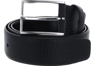Strellson Cintura Leather Belt 3,5 W95 Black Nero