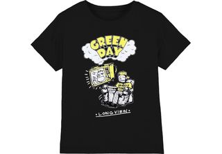 Green Day - Maglietta "Longview Doodle"" Per Uomo/Donna Unisex RO10496 (M) (Ner…
