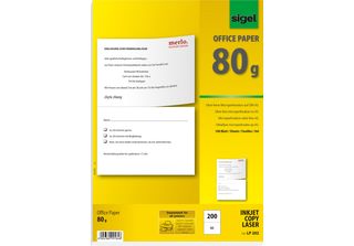 Sigel Multifunktionspapier "Multiprint"",A4 Perforiert Auf A5"