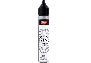 Colore Con Applicatore Per Punti Zen Pen - Viva Decor - Argento