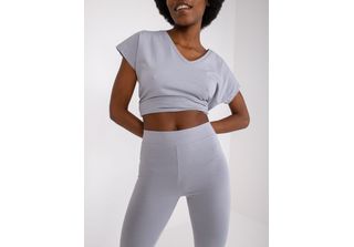 Leggings Basic Feel Good Donna Mikkeli Grigio Xl
