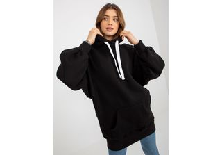 Ex Moda Felpa Lunga Donna Argalle Nero Universal