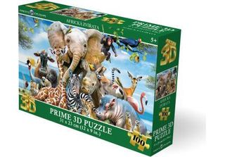 Prime 3D Puzzle African Smile 3D 63 Pezzi