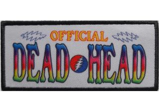 Grateful Dead - Toppa "Official Dead Head"" - Cotone RO4598 (Taglia Unica) (Gri…