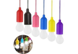 Confezione Di 4 Lampadine A Batteria Con Cavo Di Sospensione Da 1 M, Quattro Co…
