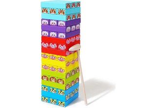 Puzzle Di Legno - Jenga Colorato