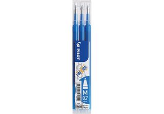 Pilot BLS-FR7-SKL-S3 Ricarica Roller Frixion BLS-FR7 - 0,4 Mm, Blu Cielo, Confe…