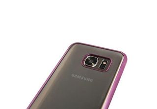 Custodia Posteriore Electro-Style Softcover Rosa Per Samsung Galaxy S7