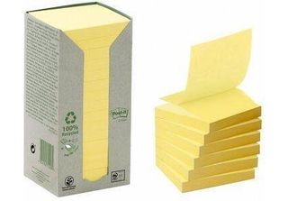 Post-It-Memoblok 3M Post-It Z-Note R330 Recycle Yellow | Una Confezione Da 16 P…