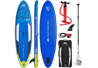Aqua Marina Beast Sup Board Stand Up Paddle Aufblasbar Surfboard Solid Fibergla…