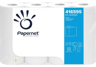 Papernet KüChenrolle 416595 26X22Cm 2La. Weiß 4 St./Pack.