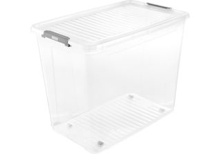 Keeeper 1100400100000 Keeeper Box "Leo"", 74 Litri, Trasparente"