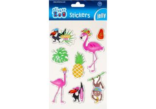 Fenicotteri Sticker Boo Adesivi In Gel