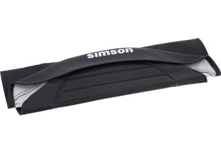 Coprisedile Testurizzato, Nero Con Scritta Simson - Simson S53, S83, SR50, SR80