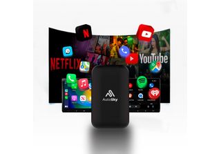 Autosky Wireless Carplay E Android Auto Ai Box Lite 2.0 - Youtube Netflix
