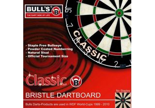 Embassy Bull's Classic Bristle Dartboard 68229