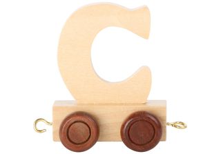 Small Foot Design 7462 Treno Di Lettere In Legno, Vagone Lettera C, Naturale (1…