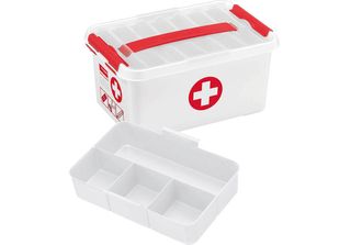 Sunware H6164705 Sunware The Q-Line Erste-Hilfe-Box Weiß