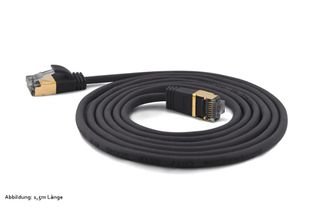 Wantec 7204 Wantec SSTP-PATCHCABLE CAT7 / CAT6A 3Meter Schwarz