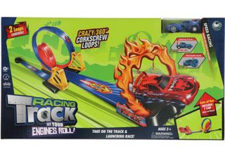 Kiddygo Pista Giocattolo Con Grande Pista Ad Anello - Set Di Piste Da Corsa