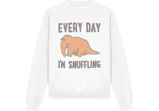 Sesame Street - Felpa "The Snuffle Shuffle"" Per Uomo/Donna Unisex TV20149 (M) …