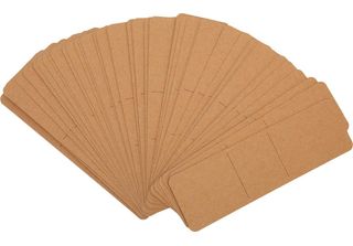 50Pcs Kraft Bookmark Durezza Fai Da Te Mano Craft 5.9X1.8Inch Bookmark Holder P…
