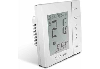 Termostato Ambiente Salus Dig. Bianco Controllo Di Fbh 230V Up
