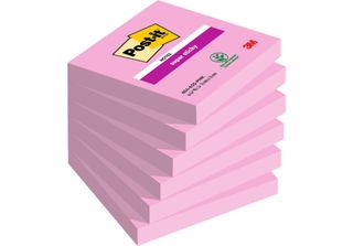 Post-It® 7100259225 Post-It® Super Sticky Haftnotizen Extrastark Pink 6 BlöCke