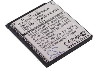 Techtek Batteria Compatibile Con [Casio] Exilim EX-FS10, Exilim EX-FS10BE, Exil…